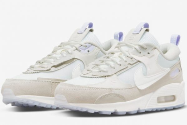 Cheap Nike Air Max 90 Futura Summit White/Light Bone-Phantom DM9922-102-2