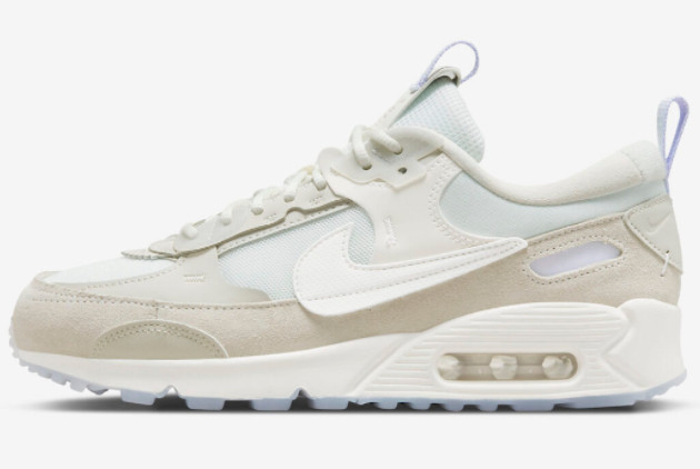 Cheap Nike Air Max 90 Futura Summit White/Light Bone-Phantom DM9922-102