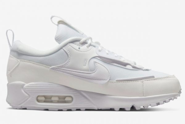 Latest Nike Air Max 90 Futura Triple White Running Shoes DM9922-101-1