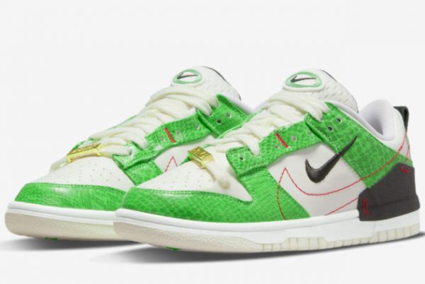 Nike Dunk Low Disrupt 2 Just Do It Green Snakeskin DV1491-101-2