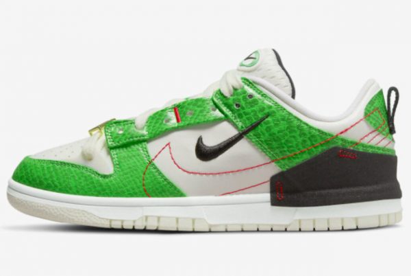 Nike Dunk Low Disrupt 2 Just Do It Green Snakeskin DV1491-101