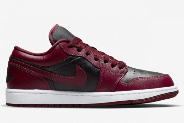 2022 Cheap Air Jordan 1 Low Black Maroon DC0774-006-1