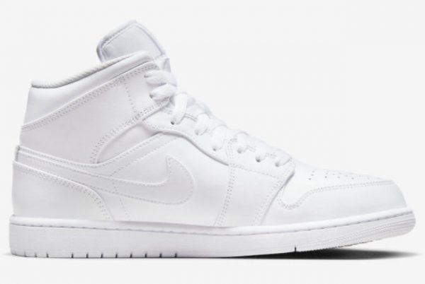 2022 Fashion Shoes Air Jordan 1 Mid Triple White 554724-136-1