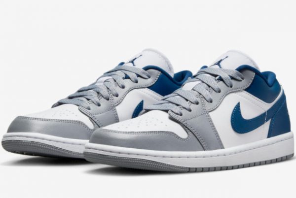 2022 Latest Release Air Jordan 1 Low Blue Heel DC0774-042-2