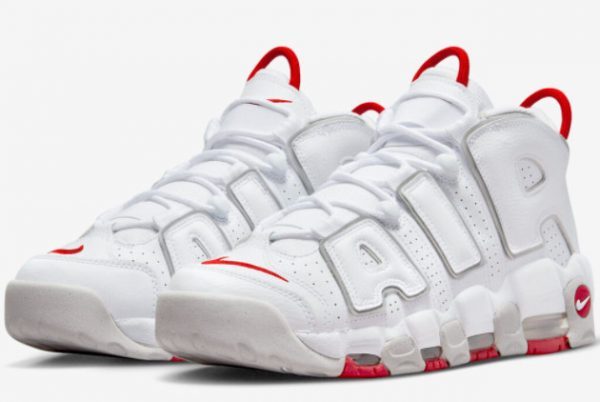 2022 Latest Release Nike Air More Uptempo White Red DX8965-100-2