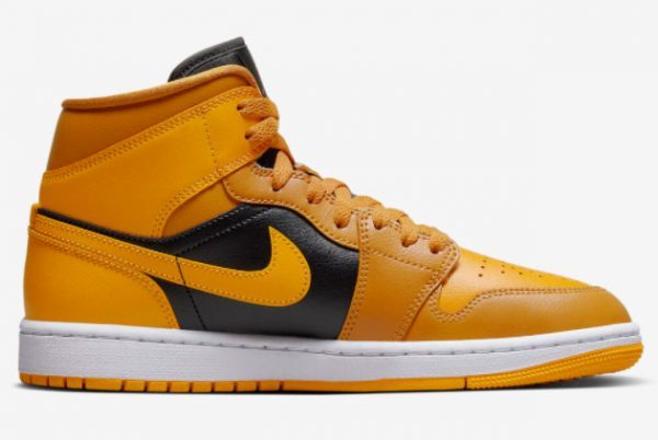 2022 New Arrival Air Jordan 1 Mid University Gold BQ6472-700-1