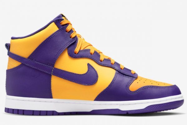 2022 Nike Dunk High Lakers Court Purple Hot Sale DD1399-500-1