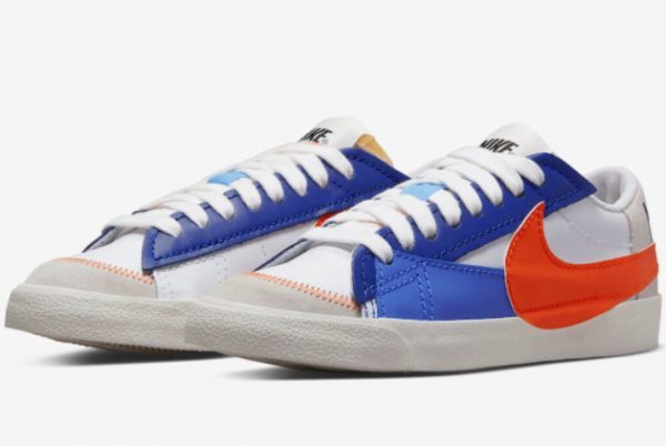 Buy Nike Blazer Low Jumbo Sapphire Blue and Safety Orange DV9122-181-2