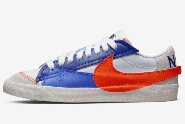 Buy Nike Blazer Low Jumbo Sapphire Blue and Safety Orange DV9122-181