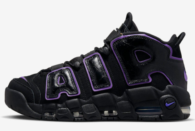 Cheap Nike Air More Uptempo Action Grape Running Shoes DV1879-001