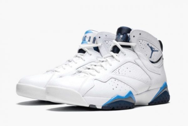 Discount Sale Air Jordan 7 French Blue Sneakers 304775-107-1