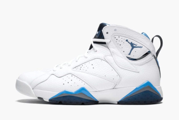 Discount Sale Air Jordan 7 French Blue Sneakers 304775-107