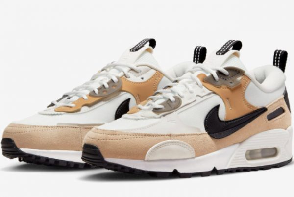 High Quality Nike Air Max 90 Futura White/Tan-Black DM9922-002-2