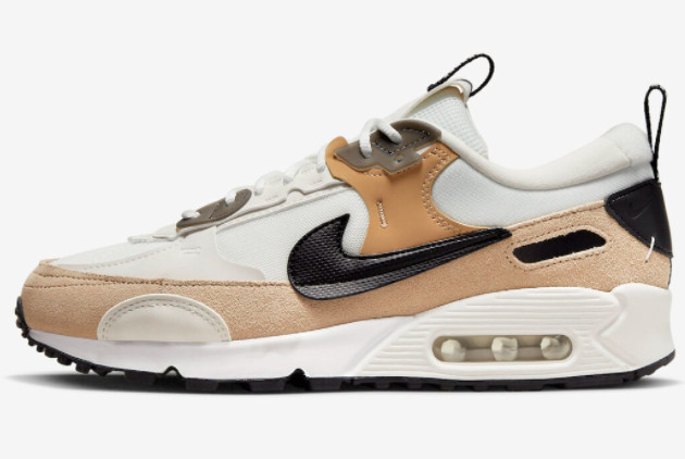 High Quality Nike Air Max 90 Futura White/Tan-Black DM9922-002