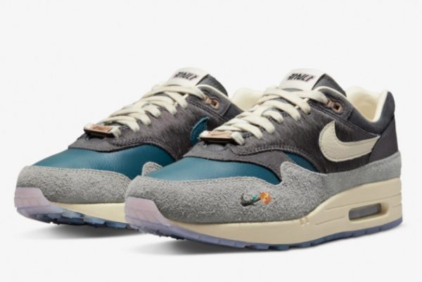 Kasina x Nike Air Max 1 Mandarin Duck Grey Outlet Online DQ8475-001-2