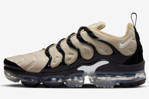 Nike Air VaporMax Plus Beige Black Training Shoes DX3720-200