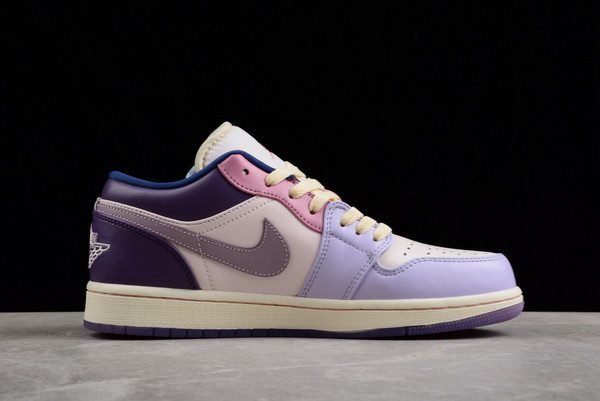 2022 Air Jordan 1 Low Pastel Pinks and Purples For Sale DZ2768-651-1