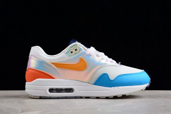 2022 Cheap Nike Air Max 1 AMD White Blue Orange DQ9326-200-1