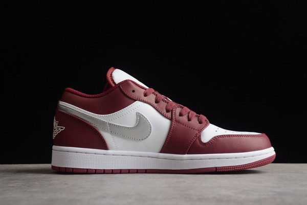 2022 Latest Air Jordan 1 Low Bordeaux On Sale 553558-615-1