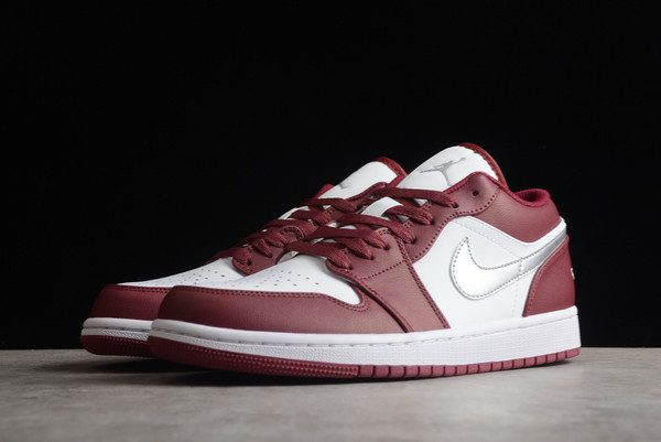 2022 Latest Air Jordan 1 Low Bordeaux On Sale 553558-615-2