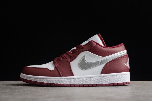 2022 Latest Air Jordan 1 Low Bordeaux On Sale 553558-615