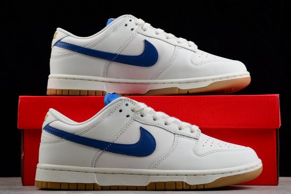 New Colourway Nike Dunk Low Retro White Royal Blue-Gum DX3198-133-2