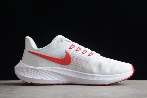 Nike Air Zoom Pegasus 39 Premium White University Red Road Running Shoes DH4072-103-1