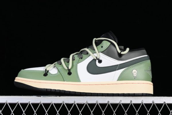 Where to Buy The 553558-062 Air Jordan 1 Low AJ1 Olive White Black 2023 Shoes