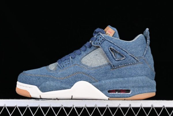 Where to Buy The AO2571-401 Air Jordan 4 Retro Levi's Denim 2023 Shoes