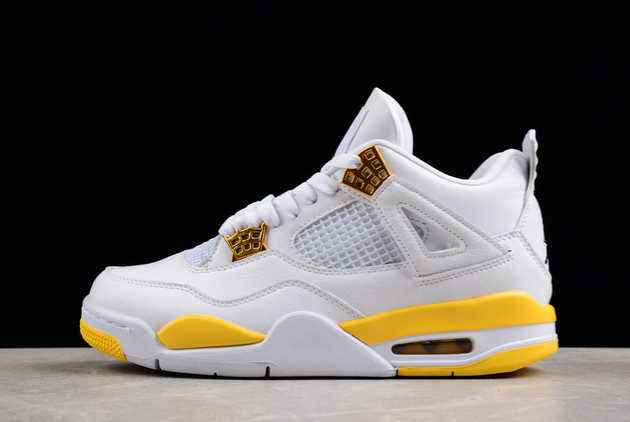 Where to Buy The AQ9129-101 Air Jordan 4 Vivid Sulfur 2024 Shoes