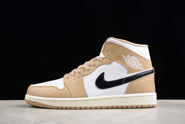 Where to Buy The BQ6472-103 Air Jordan 1 Mid Desert 2024 Basketball Shoes