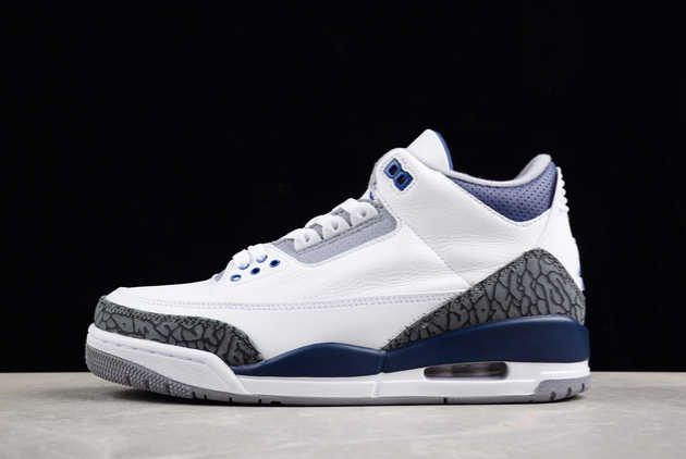 Where to Buy The CT8532-140 Air Jordan 3 Retro Midnight Navy AJ3 2024 Basketball Shoes