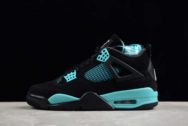 Where to Buy The DH6927-001 Air Jordan 4 AJ4 Black Tiffany 2024 Basketball Shoes