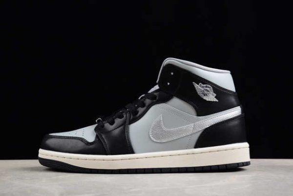 Where to Buy The FB9892-002 Air Jordan 1 Mid SE Black Chrome AJ1 Shoes