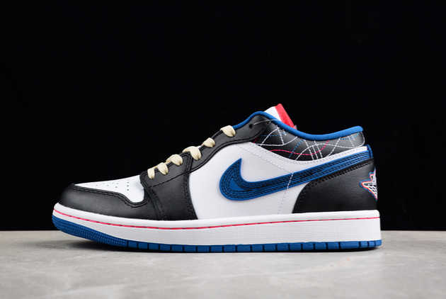 Where to Buy The FV3622-141 Air Jordan 1 Low SE Industrial Blue Sashiko 2024 Shoes