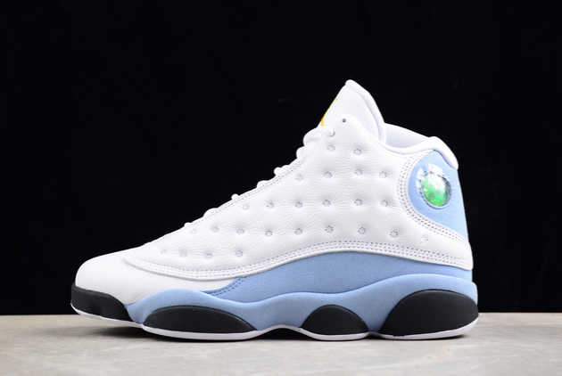 Where to Buy The 414571-170 Air Jordan 13 Retro Blue Grey AJ13 2024 Basketball Shoes