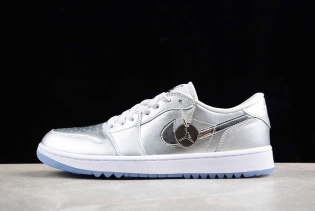 Where to Buy The FD6648-001 Air Jordan 1 Low Golf AJ1 Metallic Silver 2024 Basketball Shoes