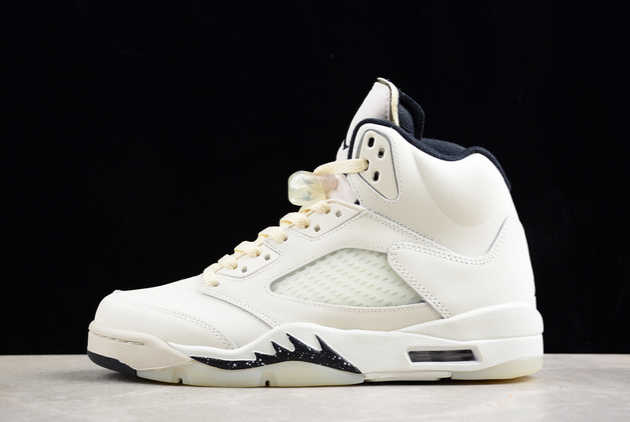 Where to Buy The FN7405-100 Air Jordan 5 Retro Sail AJ5 2024 Basketball Shoes