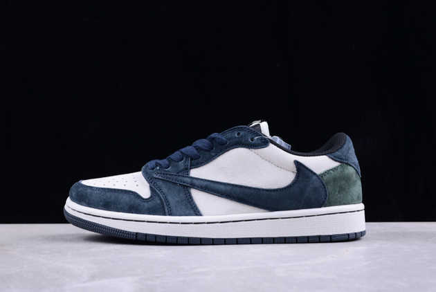 2024 Travis Scott x Air Jordan 1 Low OG AJ1 Dark Blue DM7866-819