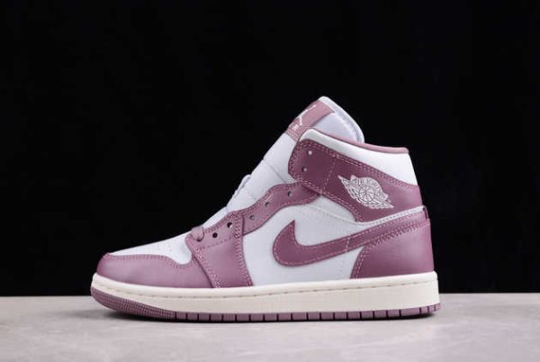 Where to Buy The BQ6472-050 Air Jordan 1 Mid Sky J Mauve AJ1 2024 Shoes