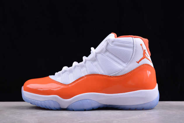 Where to Buy The 378037-002 Air Jordan 11 Bright Citrus AJ11 White Orange 2024 Shoes