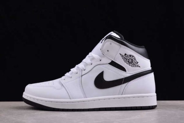 Where to Buy The DQ8426-132 Air Jordan 1 Mid Reverse Panda 2024 Shoes